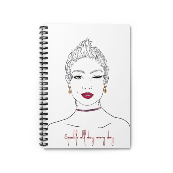 Sparkle All Day Spiral Notebook