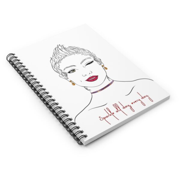 Sparkle All Day Spiral Notebook - Image 4