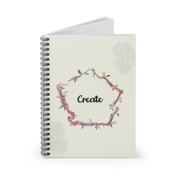 'Create' Spiral Notebook