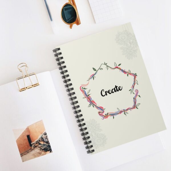 'Create' Spiral Notebook