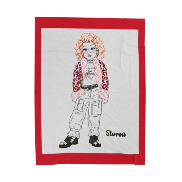 QruQURLZ Stormi Velveteen Plush Blanket