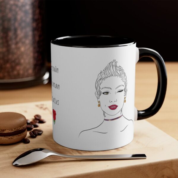 'Grown Woman Status' Accent Coffee Mug, 11oz