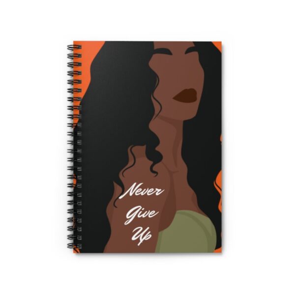 'Never Give Up' Spiral Notebook