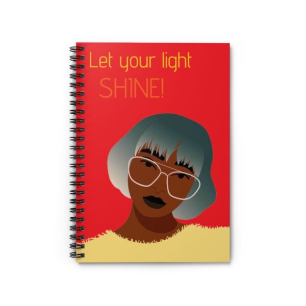 'Let Your Light Shine' Spiral Notebook