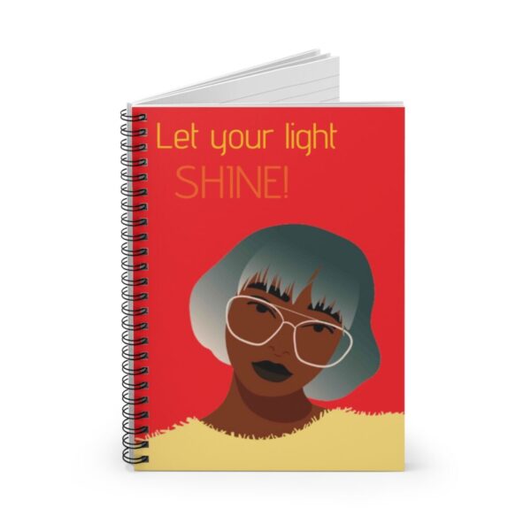 'Let Your Light Shine' Spiral Notebook