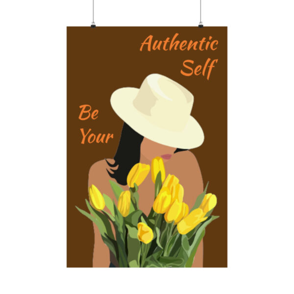 Authentic Self Matte Vertical Poster