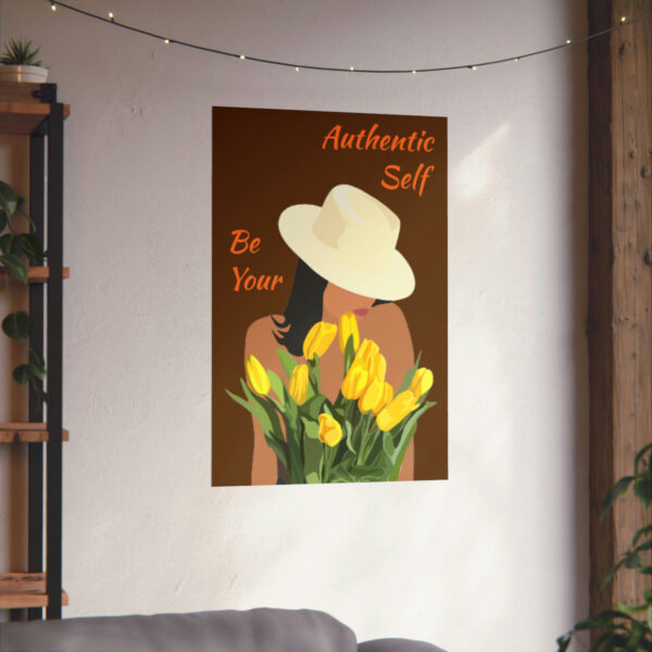 Authentic Self Matte Vertical Poster - Image 4