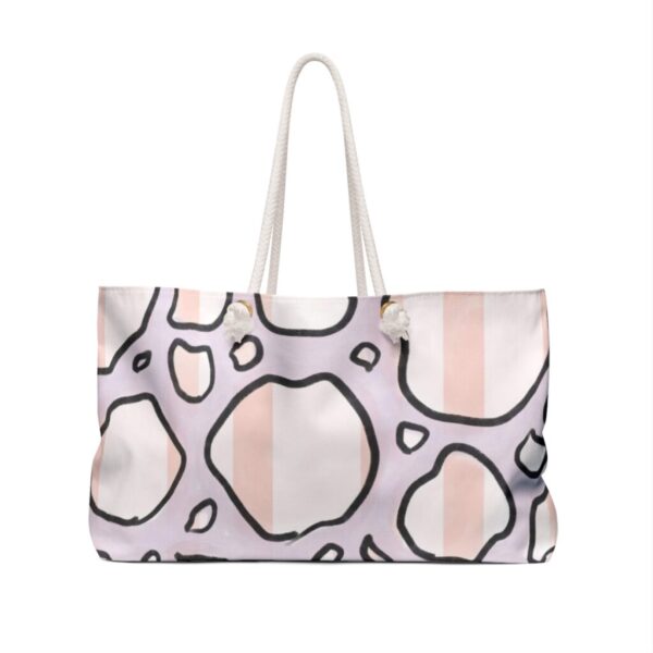 Softly Geometric Weekender Bag