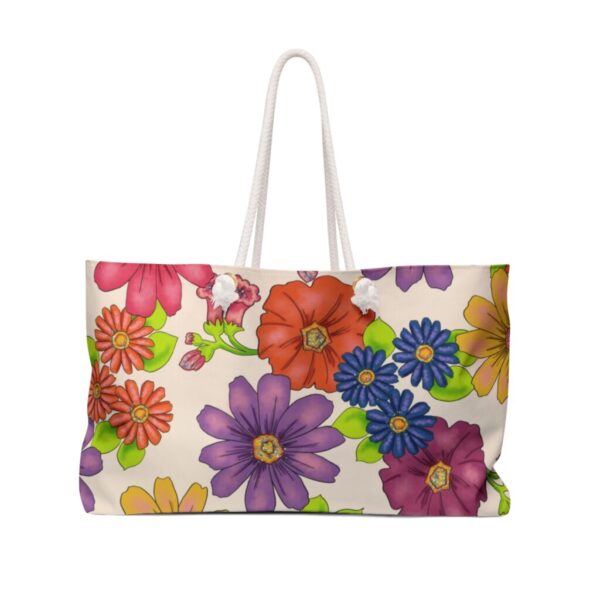 Hot Flowers Weekender Bag