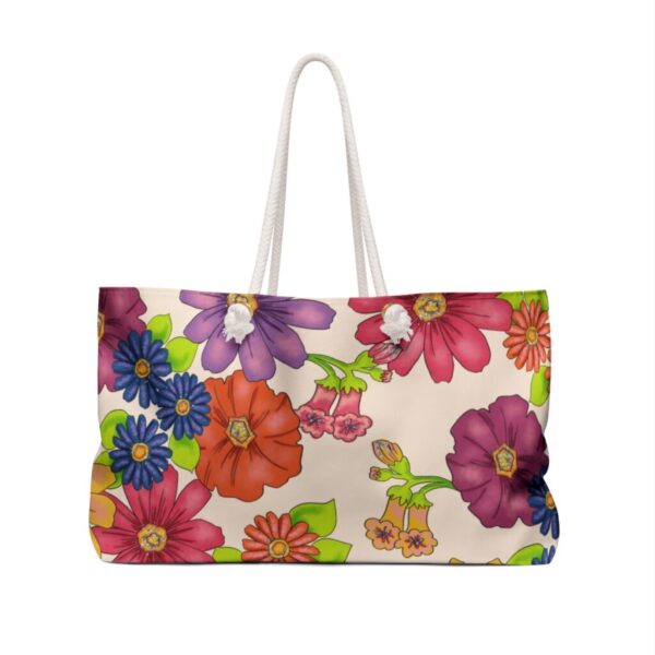 Hot Flowers Weekender Bag