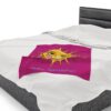 Sunburst Velveteen Plush Blanket - Image 7