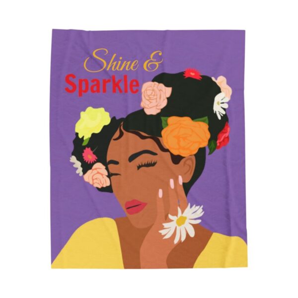 'Shine & Sparkle' Velveteen Plush Blanket