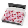 Sweet as Cherries Velveteen Plush Blanket - Image 22