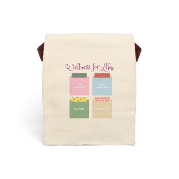 Wellness For Life Canvas Lunch Bag