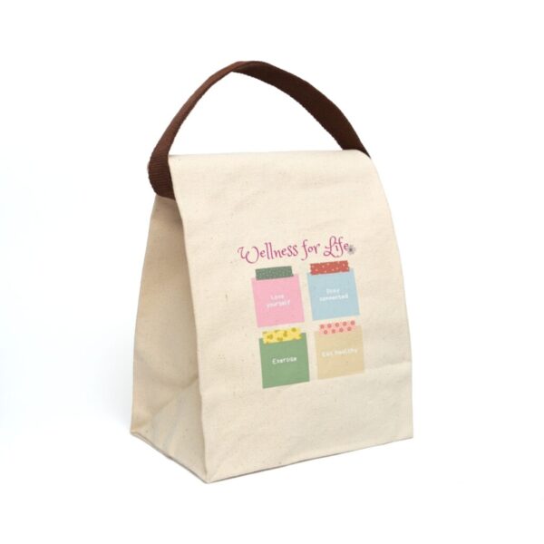 Wellness For Life Canvas Lunch Bag