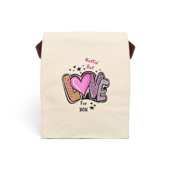 Nuttin' But Love Canvas Lunch Bag