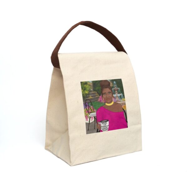 Don't Go Back Canvas Lunch Bag