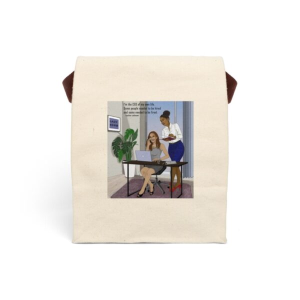 Lady Boss Canvas Lunch Bag