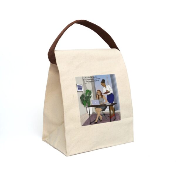 Lady Boss Canvas Lunch Bag