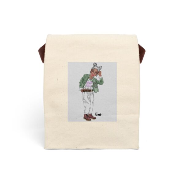 QruGURLZ 'Emi' Canvas Lunch Bag