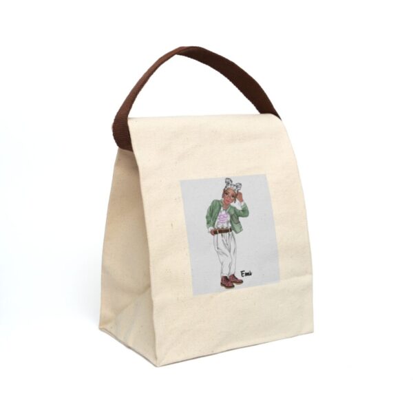 QruGURLZ 'Emi' Canvas Lunch Bag