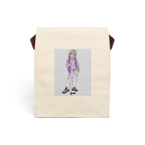 QruGURLZ 'Yuki' Canvas Lunch Bag