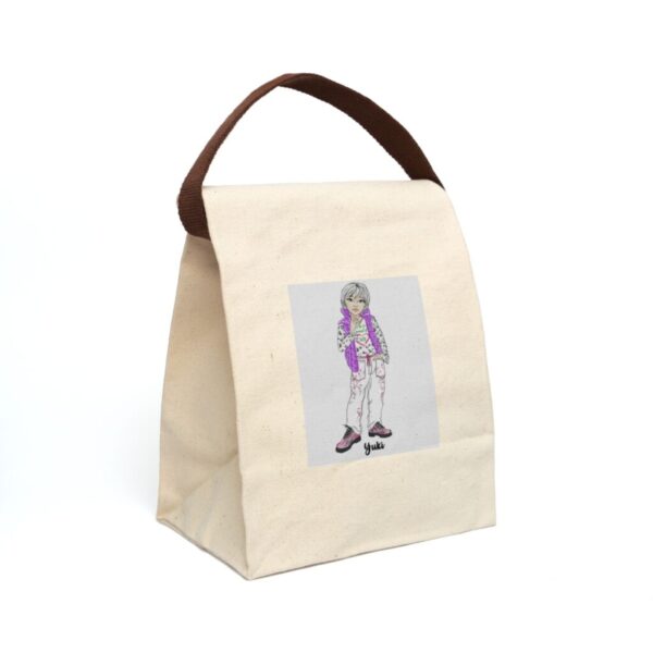 QruGURLZ 'Yuki' Canvas Lunch Bag