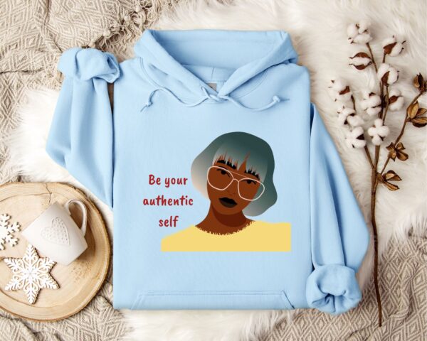 'Authenticity' Unisex Hooded Sweatshirt - Image 4