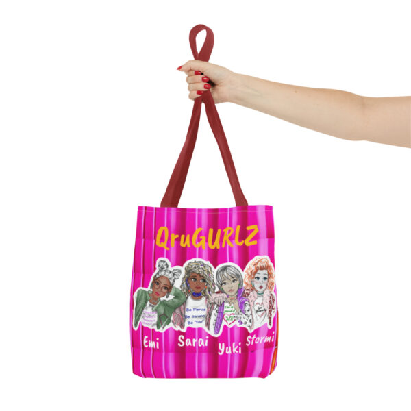 QruGURLZ Tote Bag (Pink) - Image 5