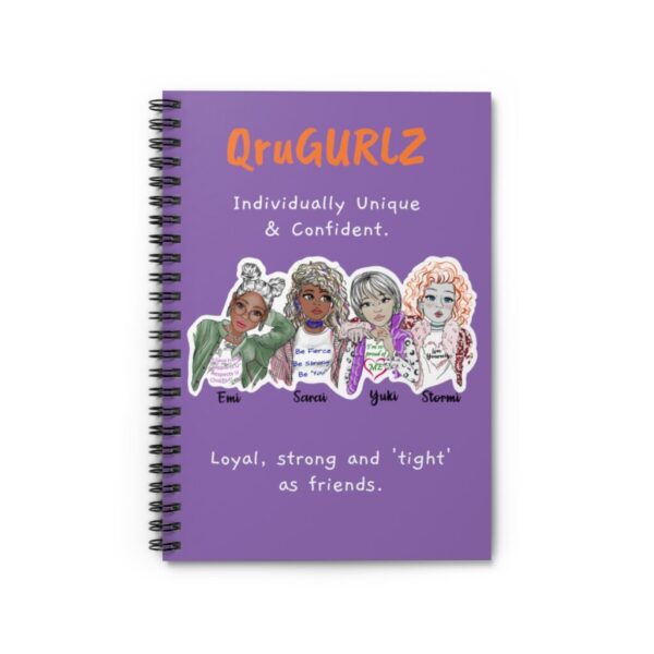 QruGURLZ Spiral Notebook (Purple)