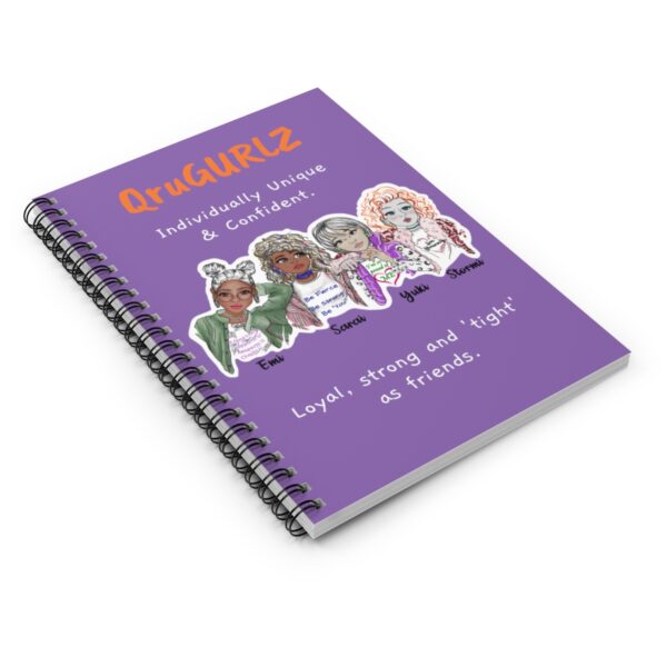 QruGURLZ Spiral Notebook (Purple) - Image 3