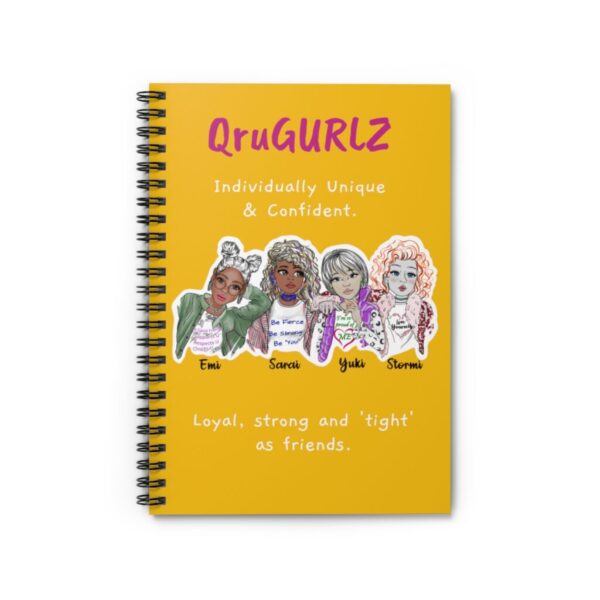 QruGURLZ Spiral Notebook (Yellow)