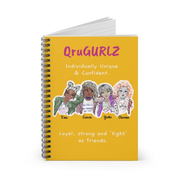 QruGURLZ Spiral Notebook (Yellow)