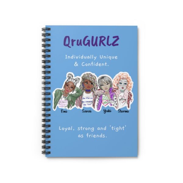 QruGURLZ Spiral Notebook (Blue)