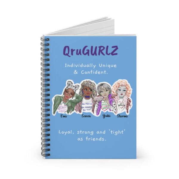 QruGURLZ Spiral Notebook (Blue)