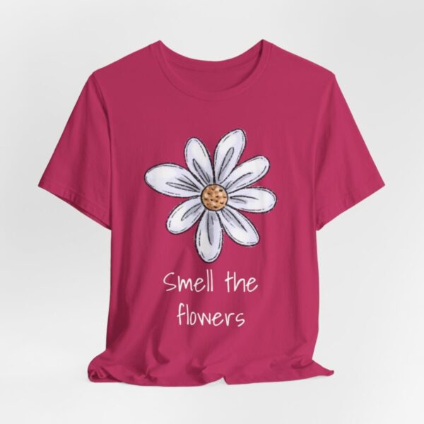 Smell the Flowers Unisex Short Sleeve Tee