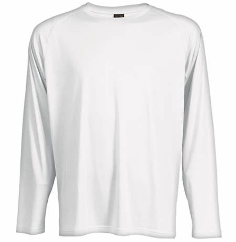 Unisex Long Sleeve Polyester Tee