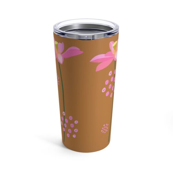 Pretty in Pink Tumbler 20oz (Brown)