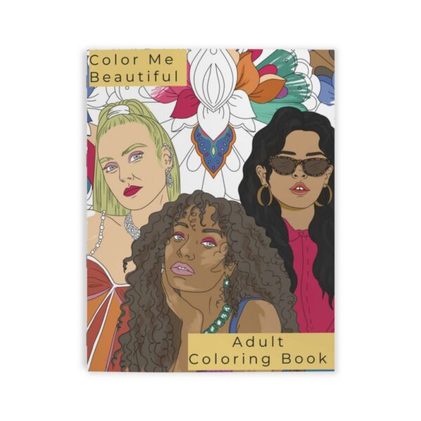 Adult Coloring Book — "Color Me Beautiful" Inspirational Portraits